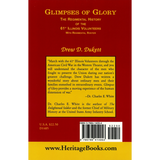Glimpses of Glory: The Regimental History of the 61st Illinois Volunteers with Regimental Roster back cover