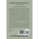 A Genealogy of the Family of Richard Howell of Mattituck, Southold Town, Long Island, New York to Seven Generations back cover
