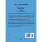 The New Dudley Genealogies: The Descendants of Francis of Concord [Massachusetts] back cover