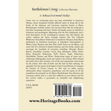 Bartholomew's Song back cover