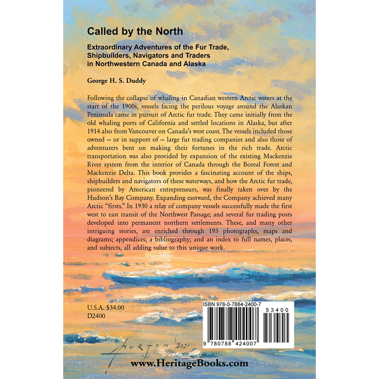 Called by the North back cover