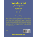 Welschneureut Church Records, Welschneureut, Germany, 1700-1809 back cover