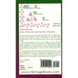 William King's Mortality Books, Volume 2, 1833-1863 back cover