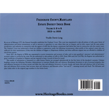 Frederick County, Maryland Estate Docket Index Book, Volume 2: H to R, 1815-ca 1950 back cover