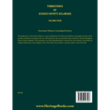 Tombstones of Sussex County, Delaware, Volume 4 back cover