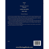 Index to Loudoun County, Virginia Land Tax Lists, 1818-1825 back cover