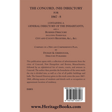 The Concord, (NH) Directory for 1867-8 back cover