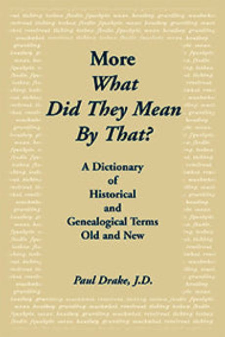 More What Did They Mean By That? [paper]