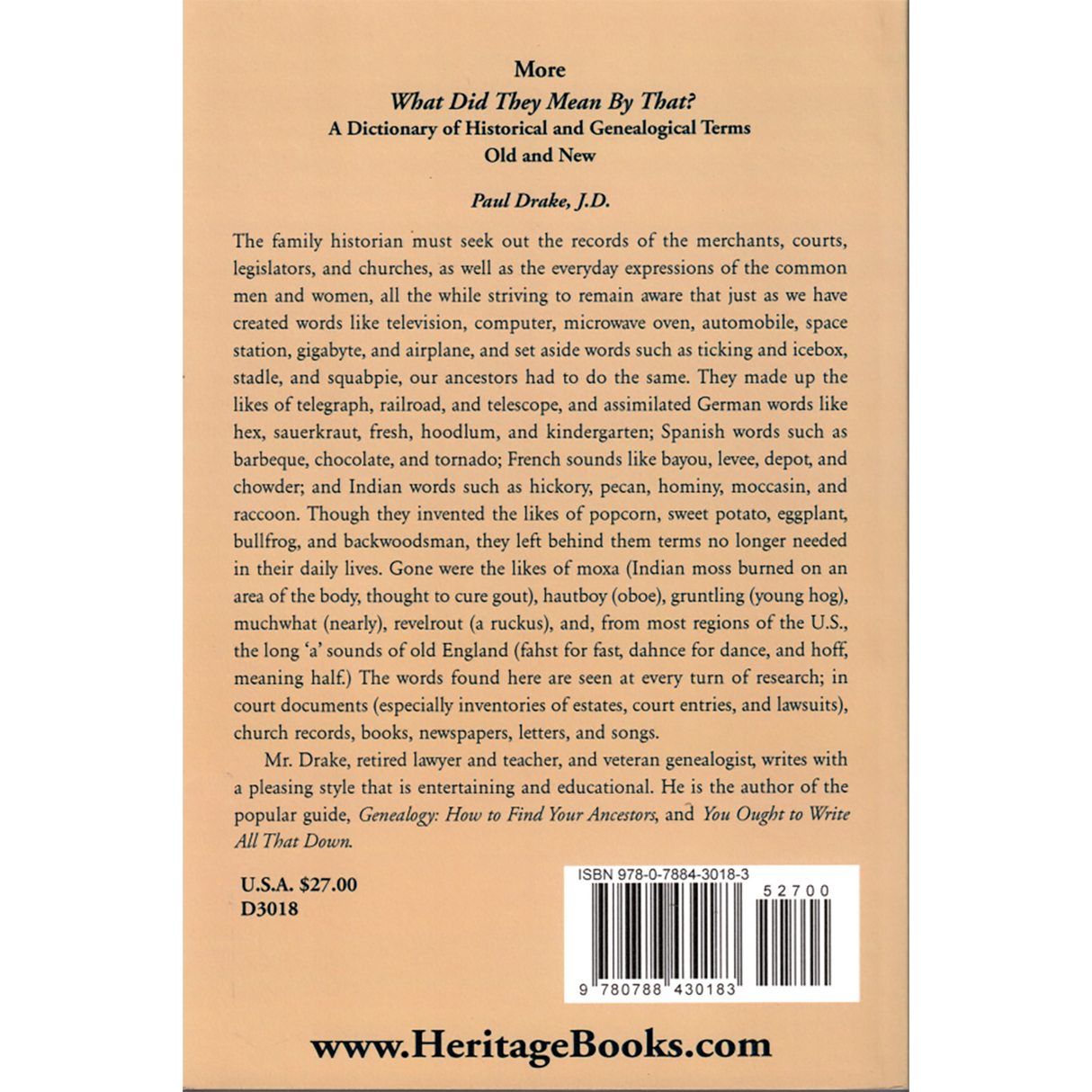 More What Did They Mean By That? back cover