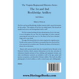 The Virginia Regimental Histories Series: The 1st and 2nd Rockbridge Artillery, 2nd Edition back cover