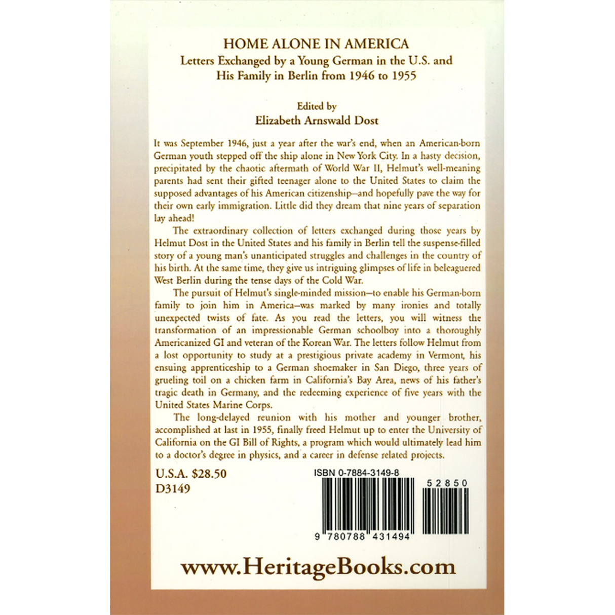 Home Alone in America back cover