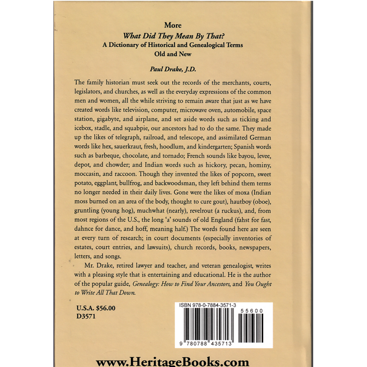 More What Did They Mean By That? back cover