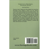 Harrison County, [West] Virginia Deed Records, 1785-1810 back cover