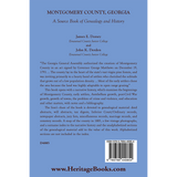 Montgomery County, Georgia: A Source Book of Genealogy and History