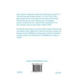 East New Jersey Land Records, 1715-1722 back cover