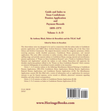Guide and Index to Texas Confederate Pension Application and Payment Records, 1899-1979, Volume 1, A-D back cover