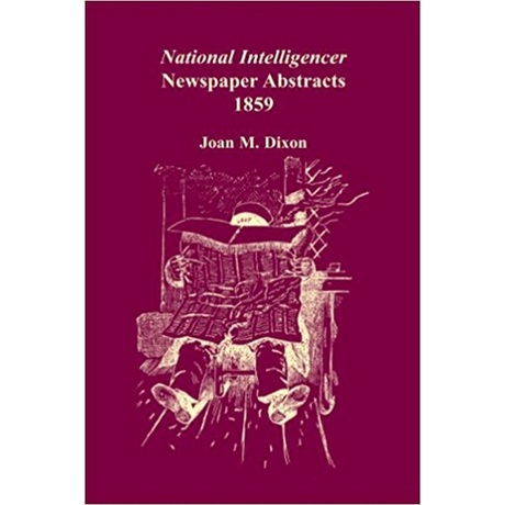 National Intelligencer Newspaper Abstracts, 1859