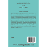 back cover of American Prisoners of the Revolution