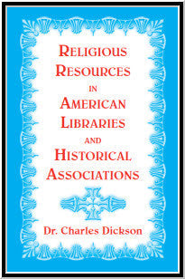 Religious Resources in American Libraries and Historical Associations