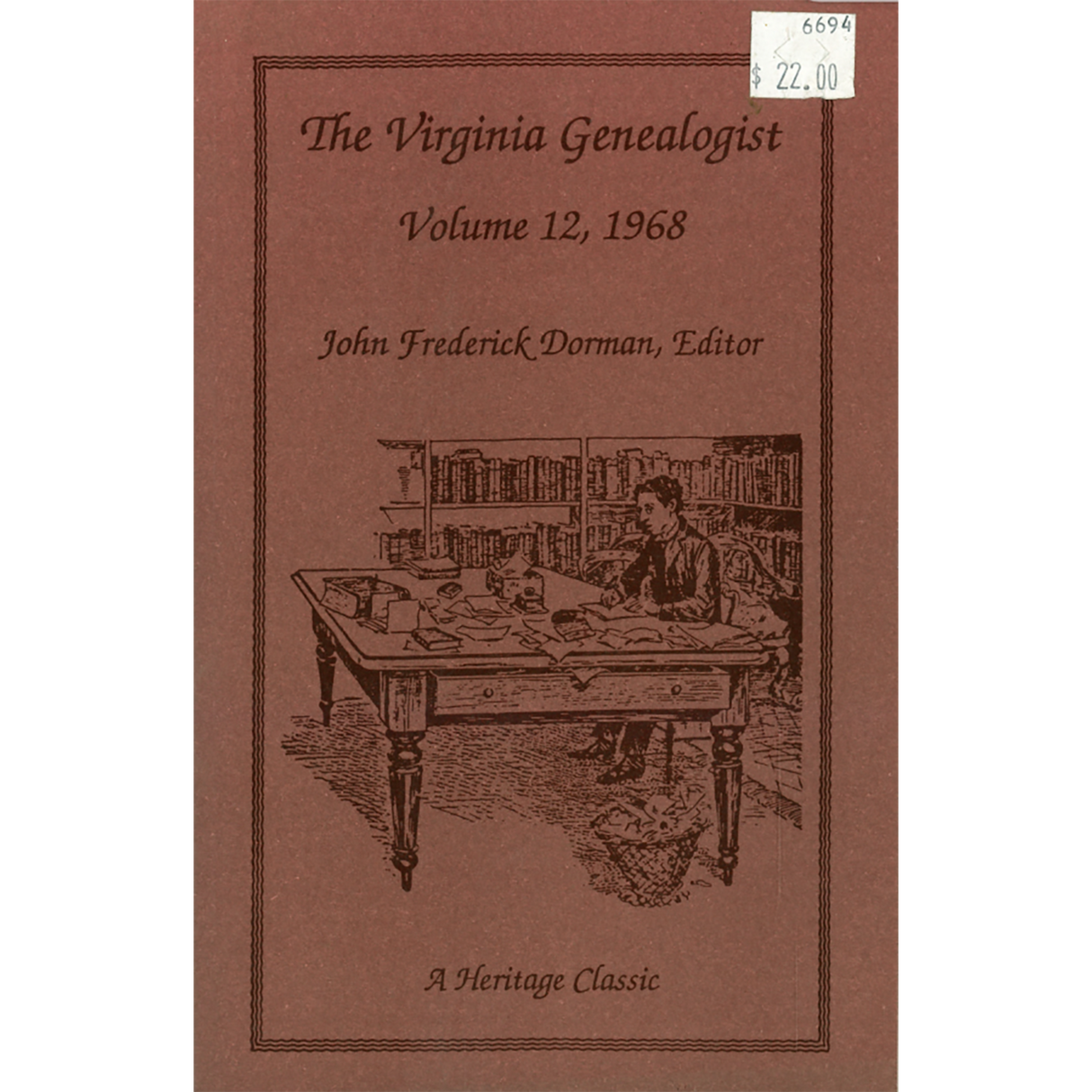 The Virginia Genealogist, Volume 12, 1968
