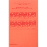 Obituaries of Benton County, Arkansas, Volume 5, 1914-1918 back cover