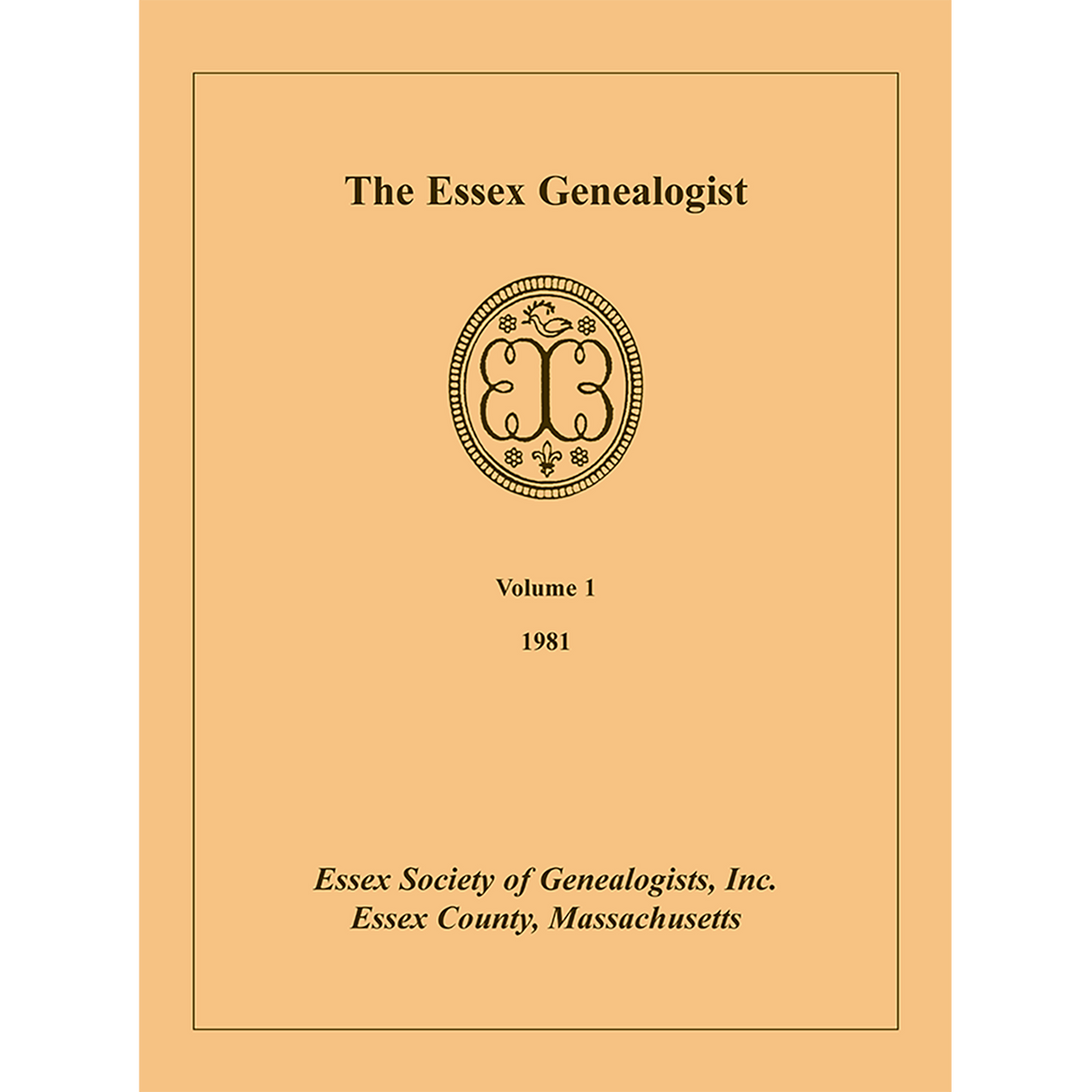 The Essex Genealogist, Volume 1, 1981