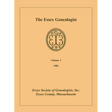 The Essex Genealogist, Volume 1, 1981