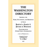 The Washington [DC] Directory [1827]