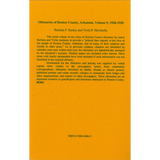 Obituaries of Benton County, Arkansas, Volume 9, 1928-1929 back cover