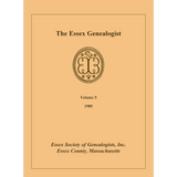 The Essex Genealogist, Volume 5, 1985