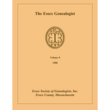 The Essex Genealogist, Volume 8, 1988