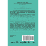 A History of Lewiston, Maine, With a Genealogical Register of Early Families (Revised Edition) back cover
