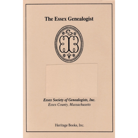 The Essex Genealogist, Volume 13, 1993