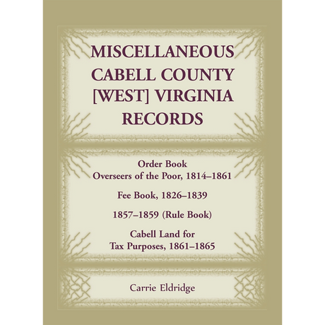 Miscellaneous Cabell County, West Virginia Records