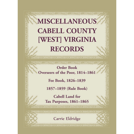 Miscellaneous Cabell County, West Virginia Records