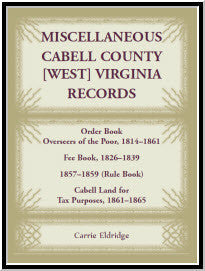 Miscellaneous Cabell County, West Virginia, Records