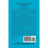 Missouri Genealogical Gleanings 1840 and Beyond, Volume 4 back cover
