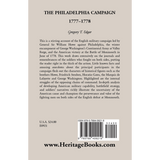 The Philadelphia Campaign, 1777-1778 back cover