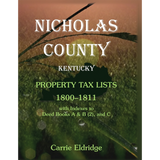 Nicholas County, Kentucky Property Tax Lists, 1800-1811 with indexes to Deed Books A and B (2), and C