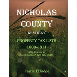 Nicholas County, Kentucky Property Tax Lists, 1800-1811 with indexes to Deed Books A and B (2), and C