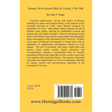 Pioneer Life in Dayton [Ohio] and Vicinity, 1796-1840 back cover