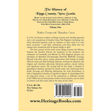 History of Kings County, Nova Scotia, Heart of the Acadian Land, Volume 1 back cover