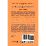 Index to the Arkansas General Land Office 1820-1907, Volume 7 back cover