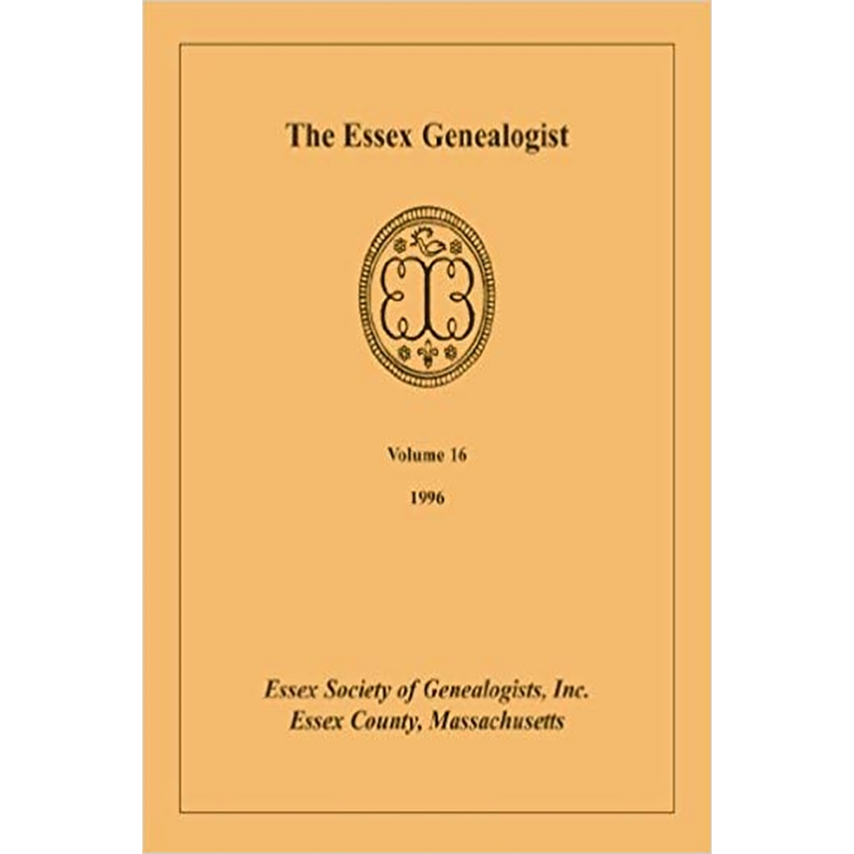 The Essex Genealogist, Volume 16, 1996