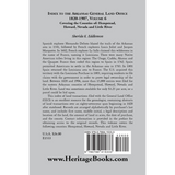 Index to the Arkansas General Land Office 1820-1907, Volume 6: Covering the Counties of Hempstead, Howard, Nevada and Little River Counties back cover
