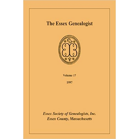 The Essex Genealogist, Volume 17, 1997
