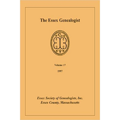 The Essex Genealogist, Volume 17, 1997
