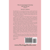 Missouri Genealogical Gleanings 1840 and Beyond, Volume 8 back cover