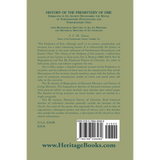History of the Presbytery of Erie, Embracing in its Ancient Boundaries the Whole of Northwestern Pennsylvania and Northeastern Ohio back cover