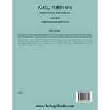 Cabell County, West Virginia Cemeteries, Volume 2: Cemeteries South of US 60 back cover